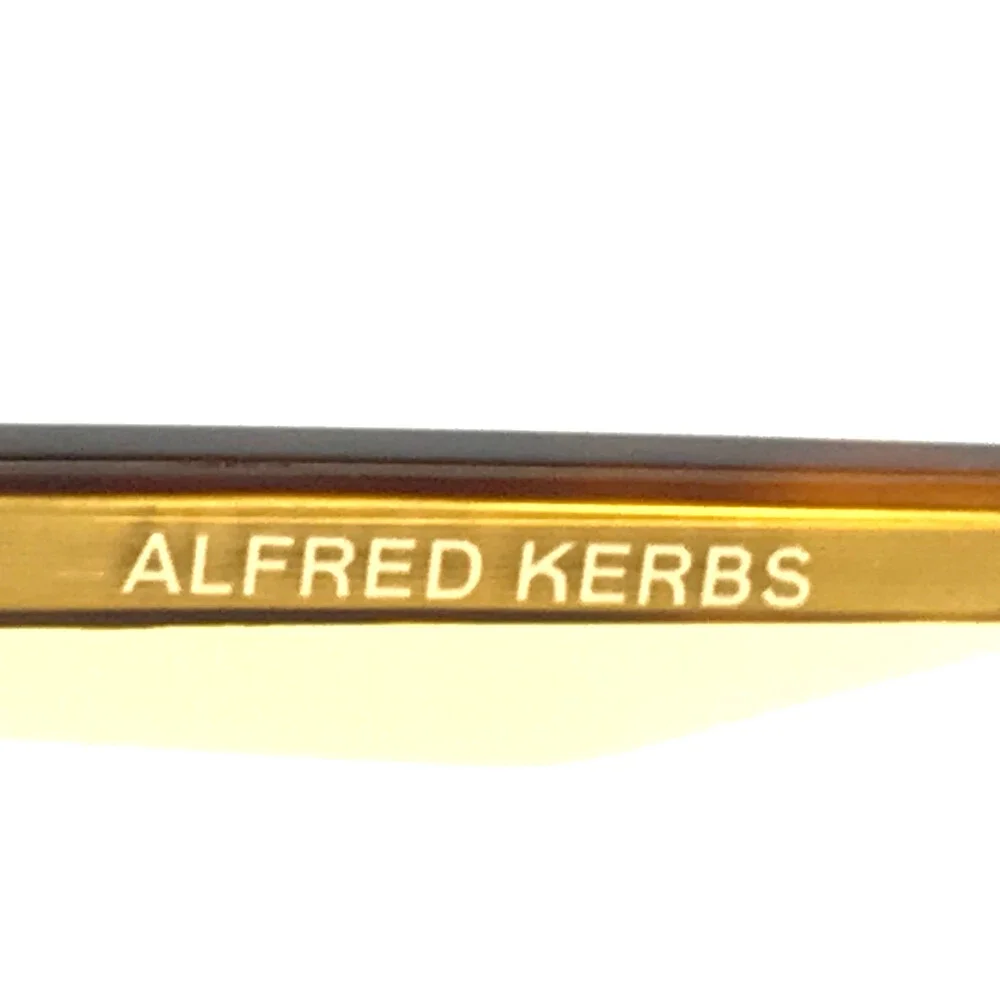 Alfred Kerbs Eyeglasses Frames ANDREA YW Yellow Brown Tortoise 53-18-145